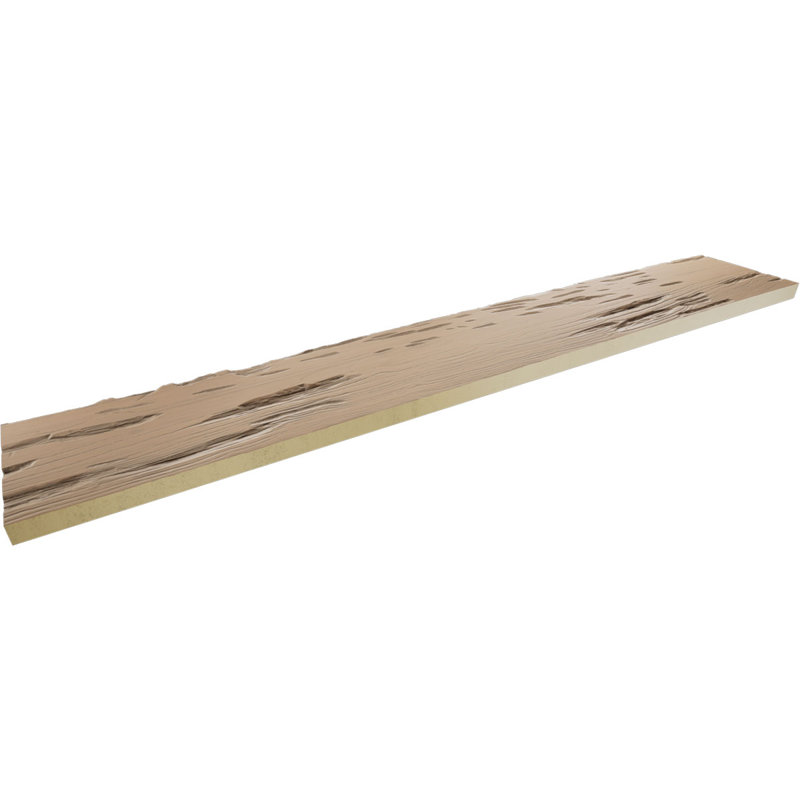 Planche en faux bois Pecky Cypress Endurathane, H 6 po x l 144 po x P 1 po, Gruau