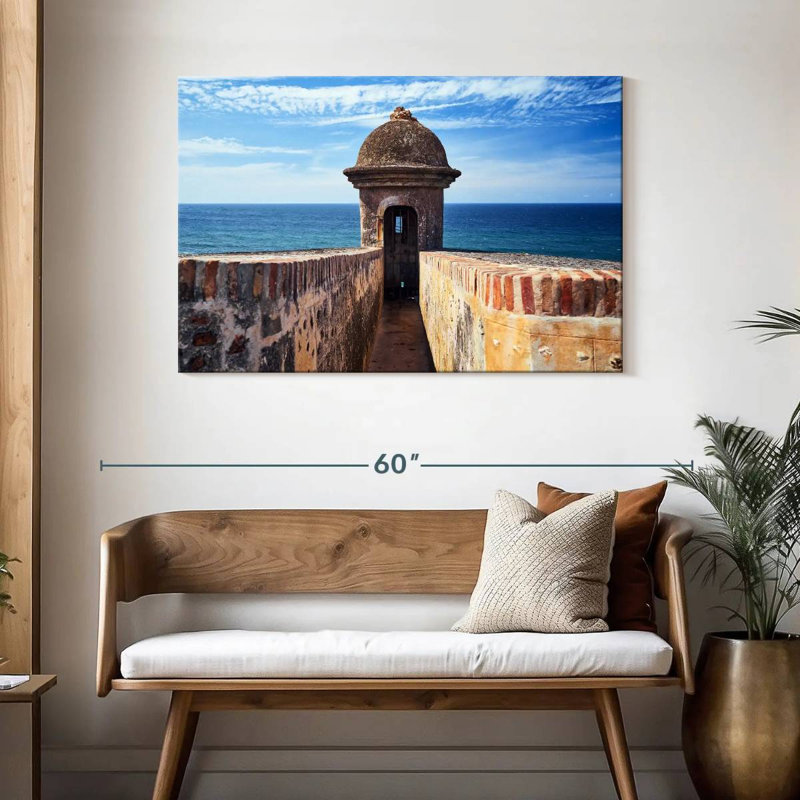 Castillo San Cristobal Sentry, 30" H x 45" W