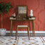 Coiffeuse 2 tiroirs avec tabouret Cristopher