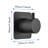 3/4" Volume Control Valve For High Flow Shower, Adjustable Brass Handle, Matte Black, Construction, Precise Water Temperature And Management Valve, Extra Flow, Black With Construction Shower