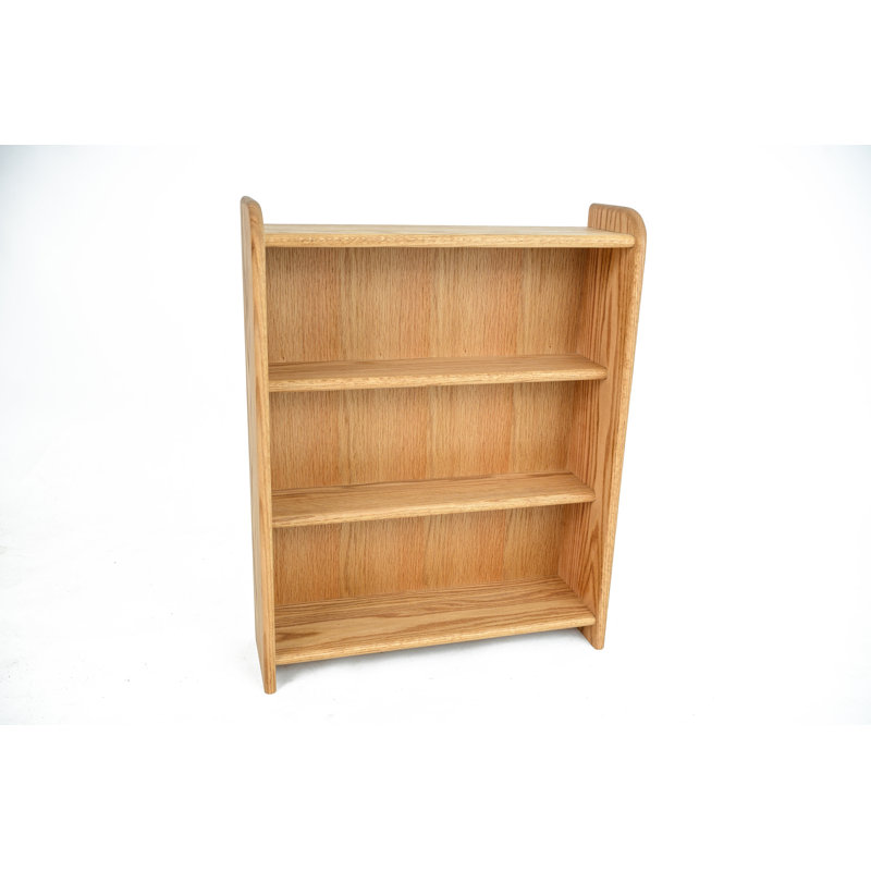 Shelf-Style Wooden DVD/VHS Rack - 07 Series, Clear, 30.25" H x 24.25" W x 7.25" D
