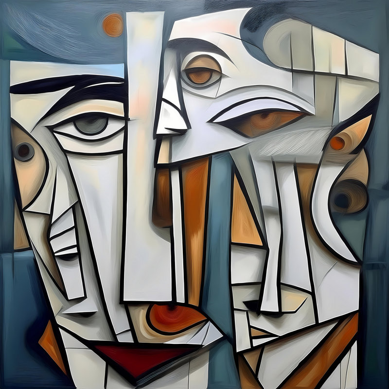 Layers Of Perception, 42" H x 42" W