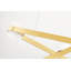 Orbit - lustre 6 lumières - finition laiton vieilli-352628100