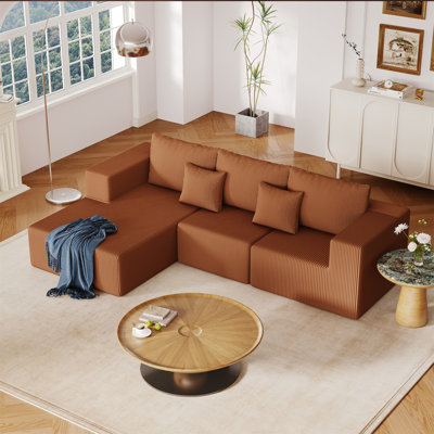 Canapé modulaire en mousse 108,3 po