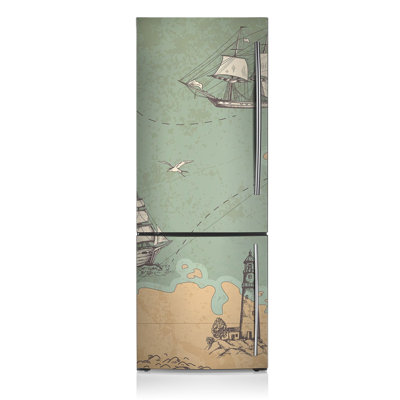 Nautical & Beach Door Decal