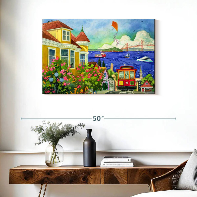 Sireci San Francisco, 24" H x 36" W