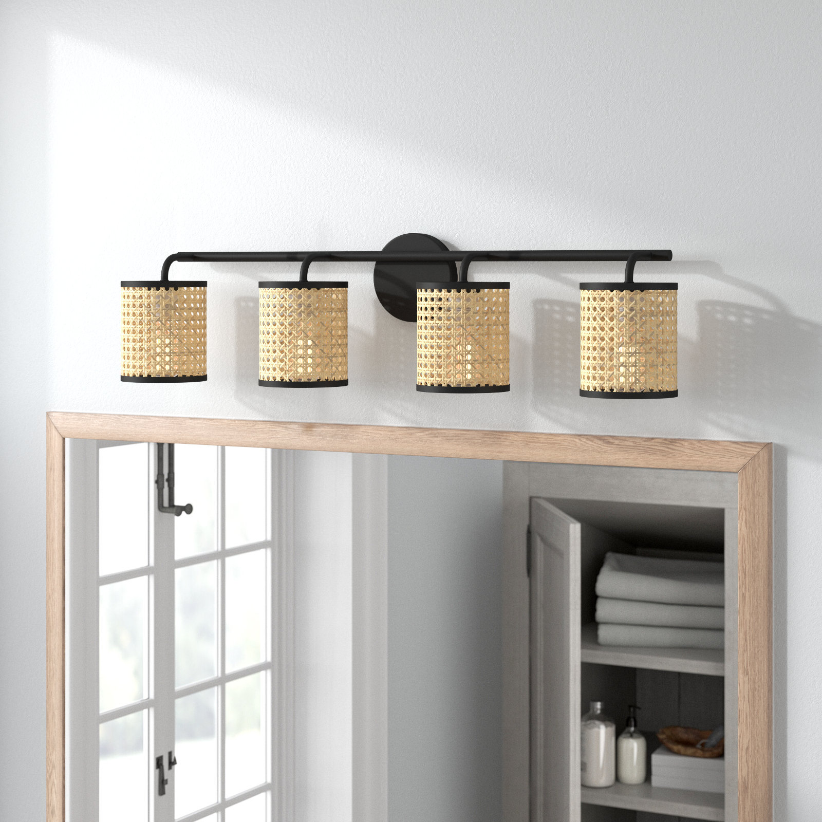 Drax 4 Light Dimmable Vanity Light