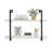Romell 2 Tier Modern Accent Wall Shelf