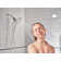 Moen Ronan Single Handle Tub/Shower with Magnetix Rainshower, Valve Included