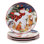 Ensemble de 4 assiettes bonhomme de neige certifiées International Magic Of Christmas