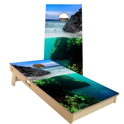 Ensemble de cornhole tout temps en composite Ocean Reef