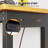 60" Adjustable Height Workbench with Power Outlets, Heavy-Duty Solid Wood Work Table