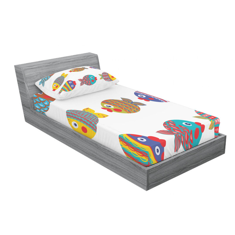 Microfiber Sheet Set, Twin XL Sheet Set with Fitted Sheet