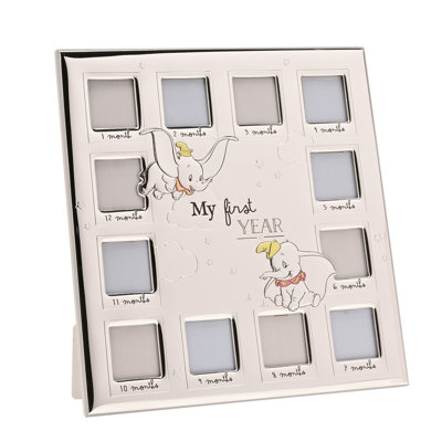 Disney Silver Dumbo Multi Aperture Photo Frame