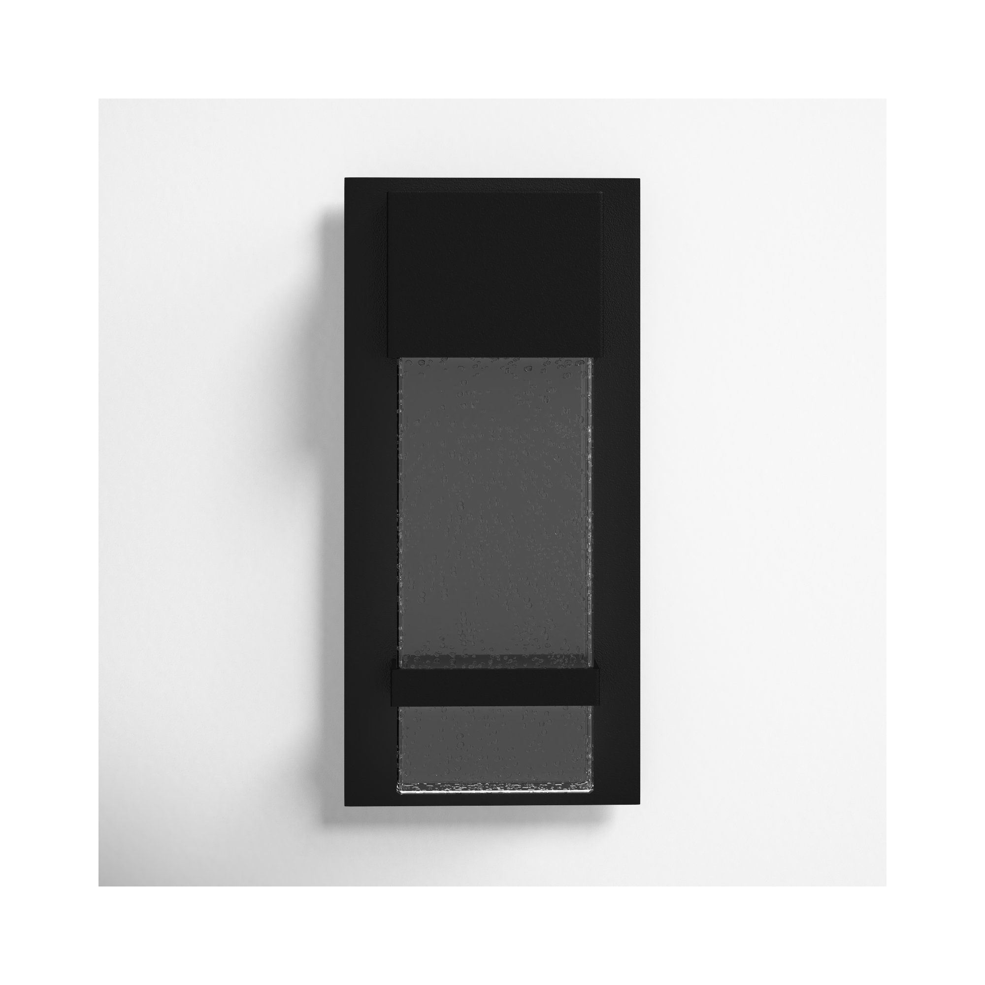 Ayoka Single Light Novelty Outdoor Aluminum LED Wall Light, 13.75" H x 6.5" W x 2.5"
