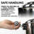 HomeCraft Quick-Brewing Stainless Steel 1000-Watt Automatic 45-Cup Double-Faucet Coffee Urn, Perfect For Coffee, Espresso, Hot Water, Tea, Hot Chocolate