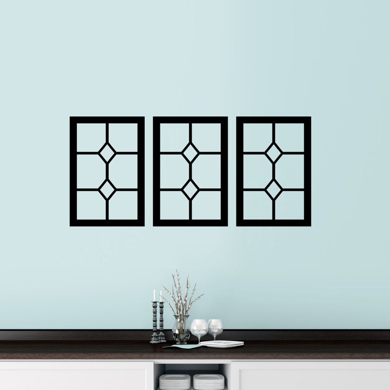 Appleby Shapes Wall Decal, Black