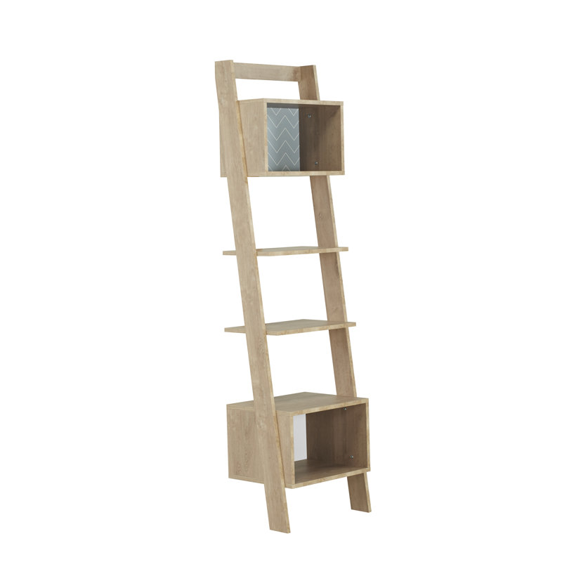 Vicini 180cm H x 48cm W Ladder Bookcase