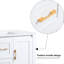 Armoire de salle de bain 36 po avec lavabo simple et design - 2 tiroirs, tiroir de porte de meuble-lavabo