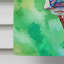 Drapeau de maison de vache hippie