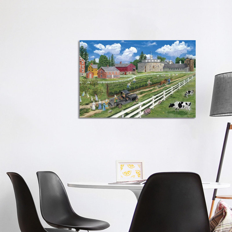 Handcock Shaker Village by Bob Fair - Wrapped Canvas Gallery-Wrapped Canvas Giclée, 101.6 cm H x 66.04 cm W x 3.175 cm D