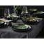 Creatable Nordic Fjord Green 18 Piece Dinnerware Set, Service for 6