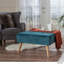 Repose-pieds capitonné Mid-Century