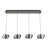 Axis Linear Island Pendant - Graphite