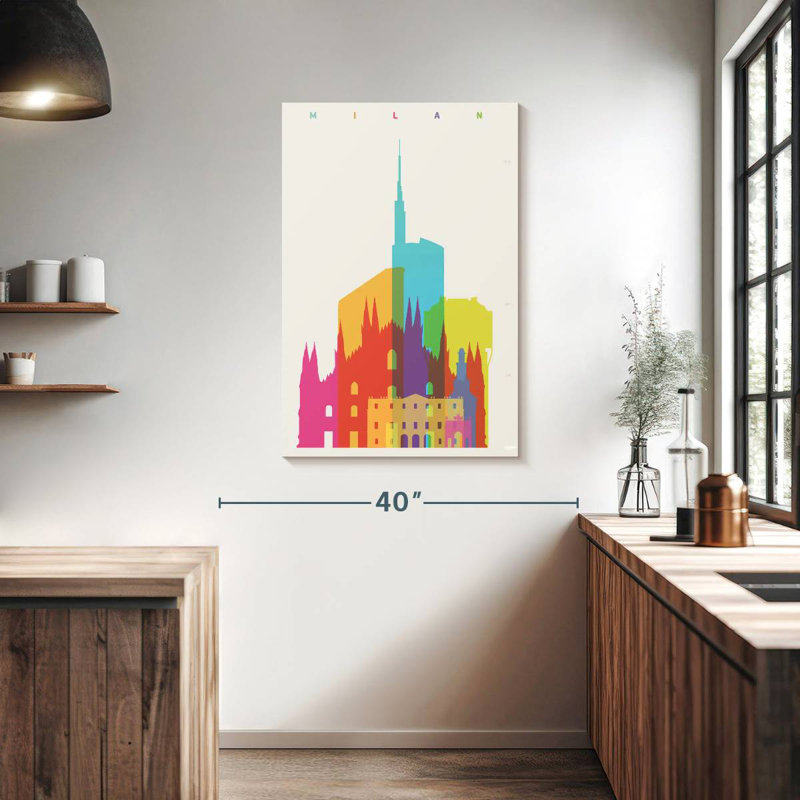 Nicci Vibrant Milan, 39" H x 26" W