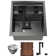 Rv Sink With A Foldable Tap Inside，Bar Sink,Kitcher Sink
