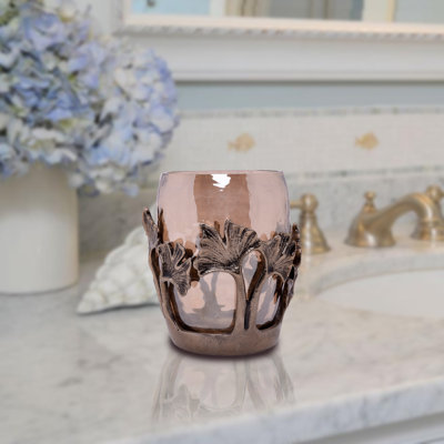 Vase en verre Gingko