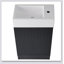 Meuble-lavabo de salle de bain avec lavabo, meuble-lavabo de salle de bain avec tablette, orienté vers la gauche ou vers la droite-1222596191