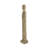 Petroskey Polystone Meditating Buddha Decorative Beige Sculpture with Engraved Carvings and Relief Detailing