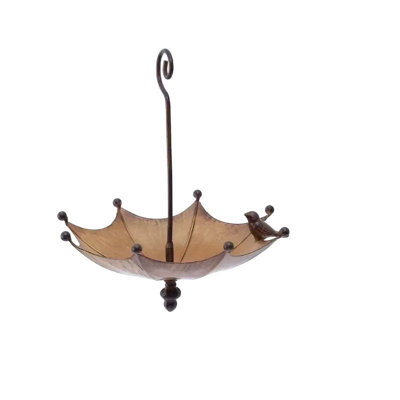 Metal Hanging Umbrella Bird Feeder