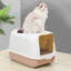 Polyethylene Plastic Enclosed Litter Box with Scoop