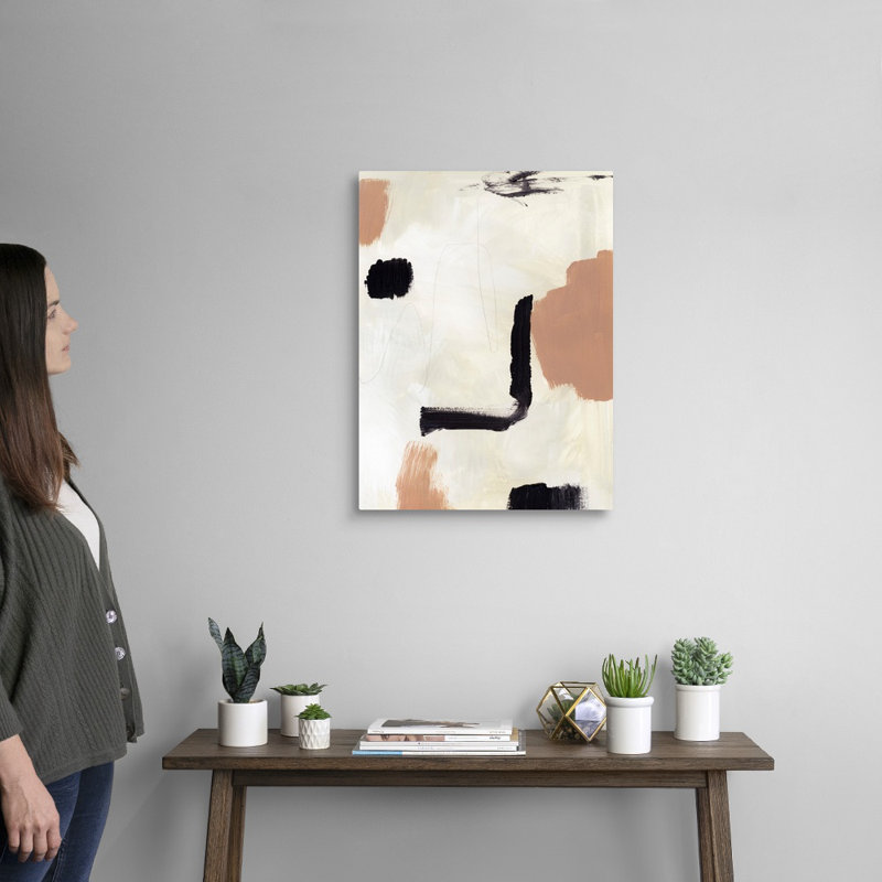 "I" par Victoria Barnes - reproduction d'art sur toile, H 24 po x l 18 po x 1,25 po, Toile tendue
