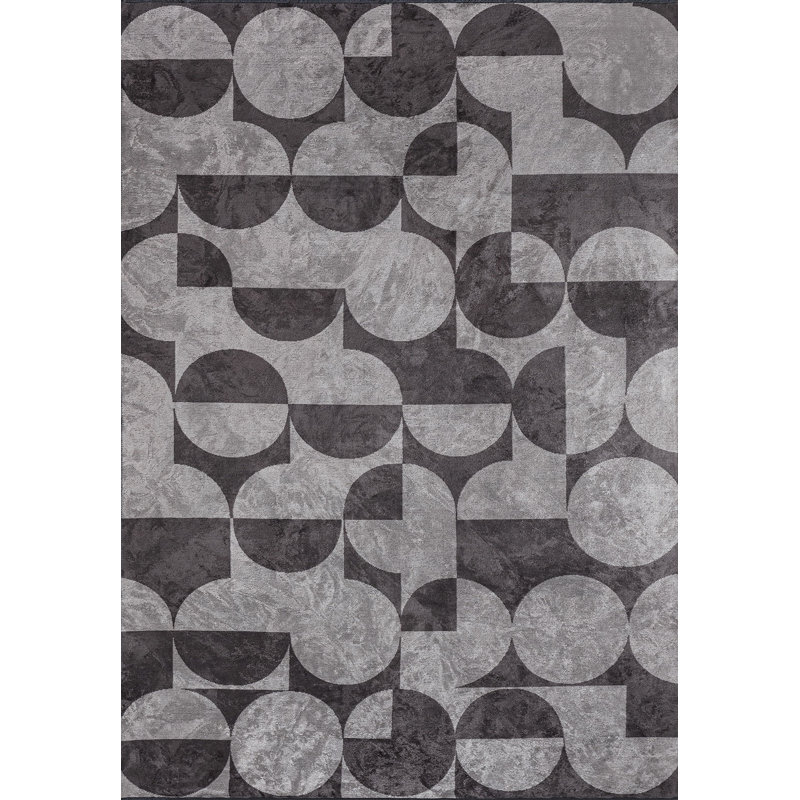 Tapis à pois Modern Modern, Rectangle 9 pi x 12 pi