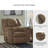 Pinard Faux Leather Recliner-1617484636