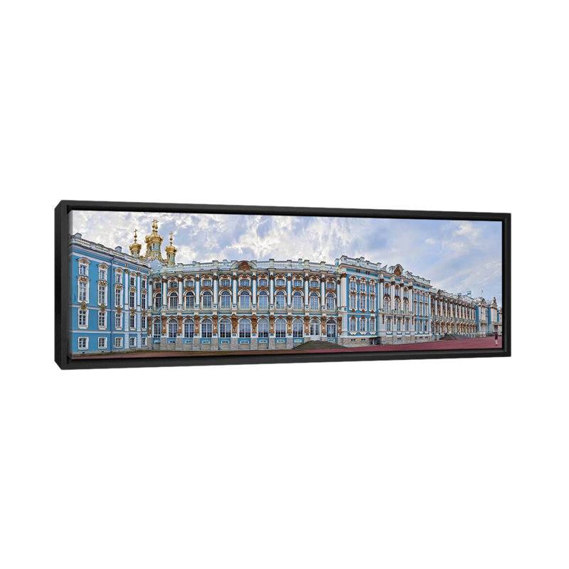 « catherine palace courtyard, st. petersbourg, russie », reproduction de photo sur toile, H 9 po x l 12 po x P 36 po