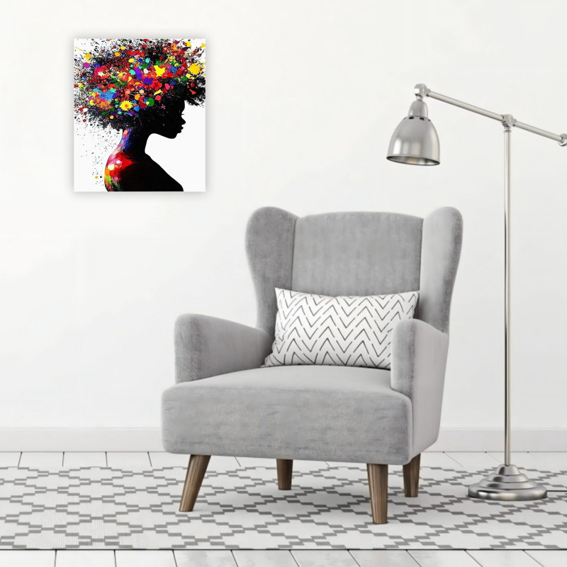 Art floral sur toile 20 "x 24"