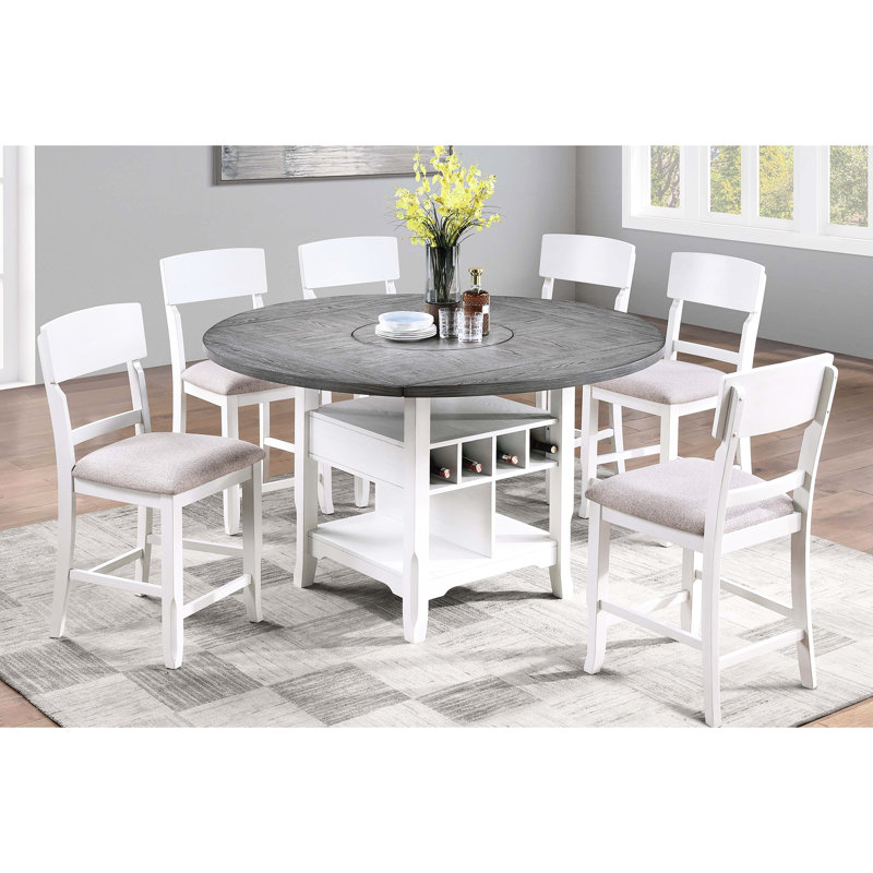 Dossier moderne et siège rembourré en tissu blanc de 2 chaises hautes pour la maison, Blanc