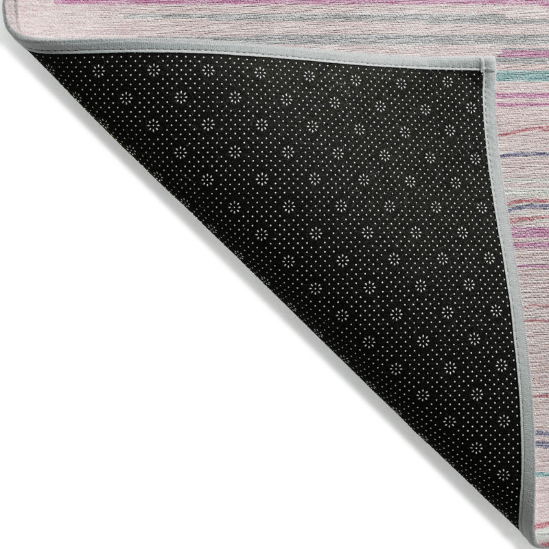 Tapis intérieur / extérieur rose Ayra , 8' x 10'
