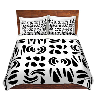 Cotton Blend and Polyester Duvet Cover Set