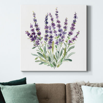 " Lavender Botanical II " Painting Print