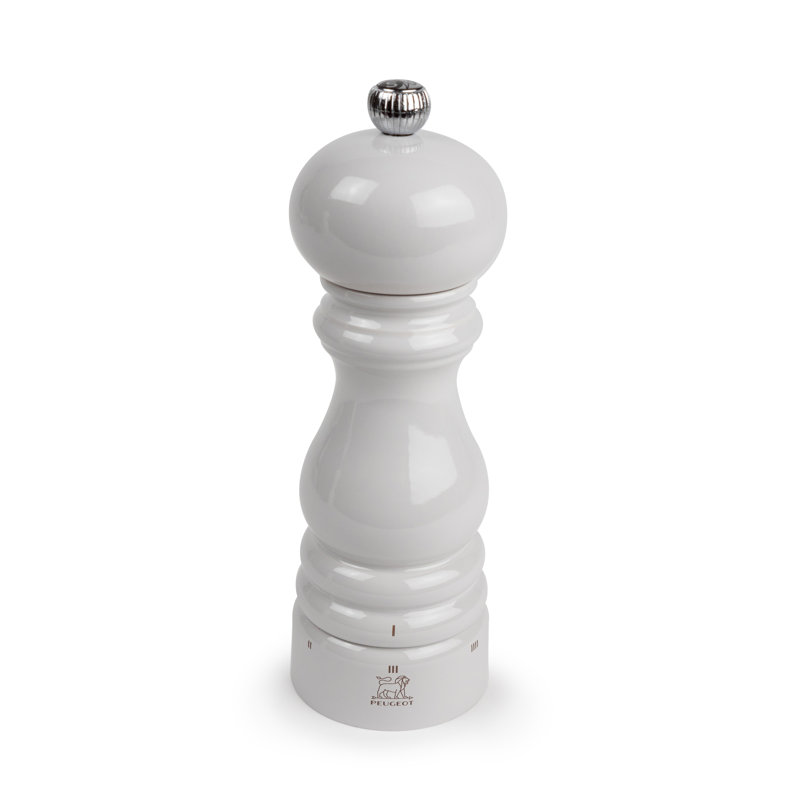 Peugeot Saveurs, Parisrama - Salt Mill, Pearl Grey, 18cm H x 5.9cm W x 5.9cm D