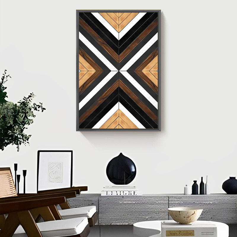 Cadre photo unique, impression sur toile, Cadre noir, H 24 po x l 16 po x P 1,5 po