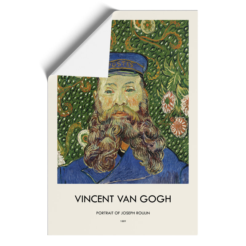 The Postman Joseph Roulin Print by Vincent van Gogh - Frameless Print, 42cm H x 30cm W x 0.1cm D