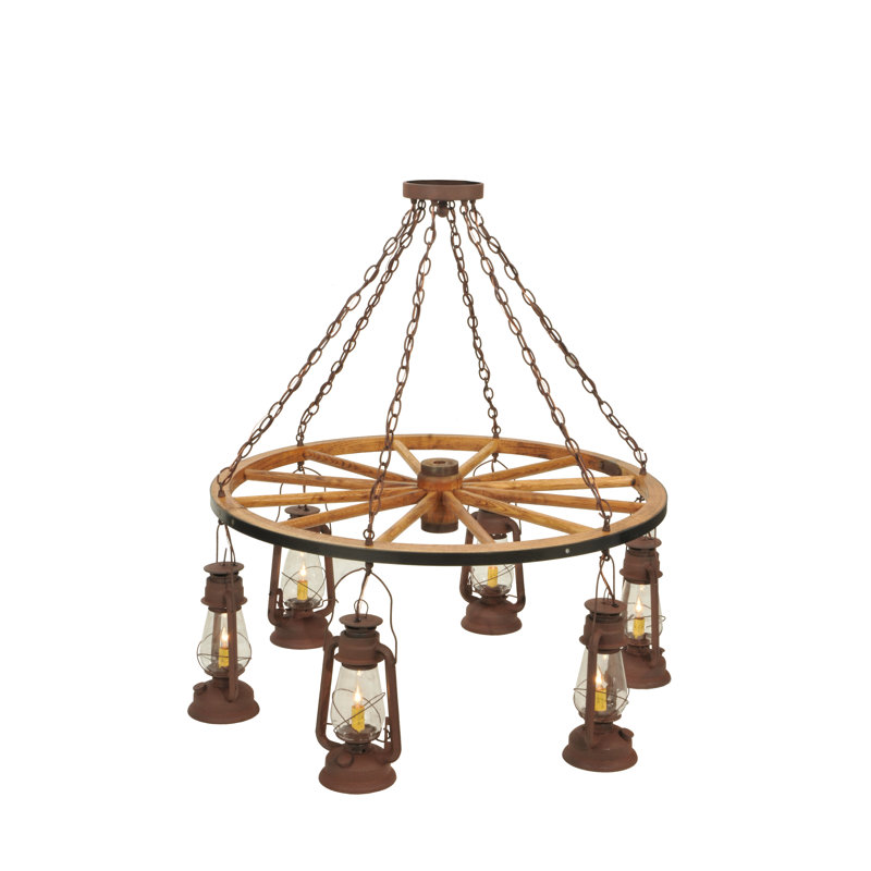 Rustic Lodge 6 - Light Chandelier
