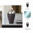 Jar with Glass Body Metal Trim and Resin Lid Featuring Modern Sculptural Design and Contemporary Artistic Elements for Decorative Accent Appeal in Stylish Home Decor Settings-1243019666