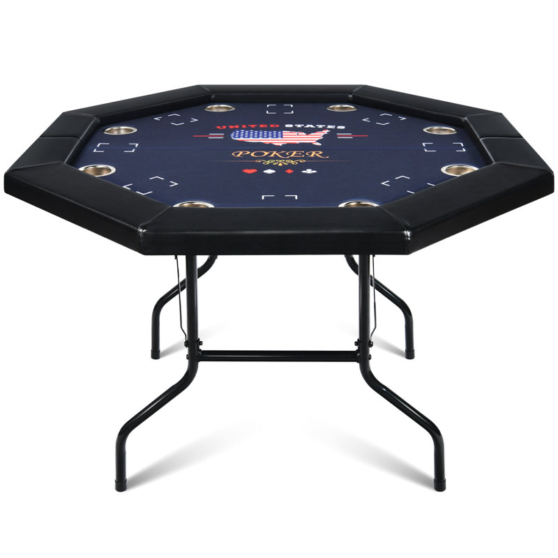 Table de poker pour 8 joueurs Kulamoon, Noir